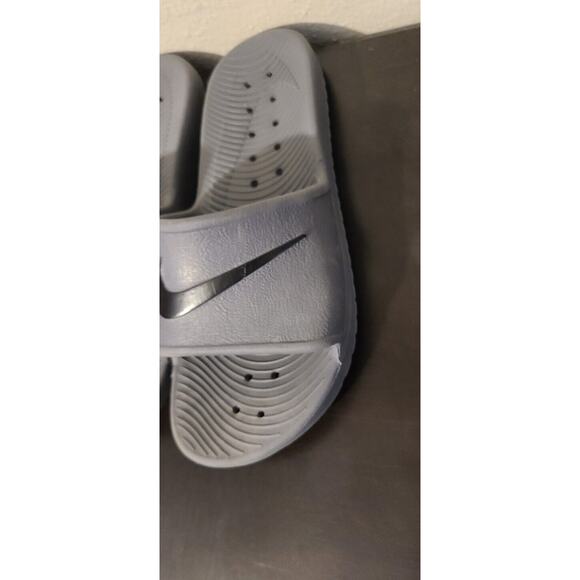 Nike Washable Gray Slip On Summer Sandler Size Mens 9 - Picture 3 of 7